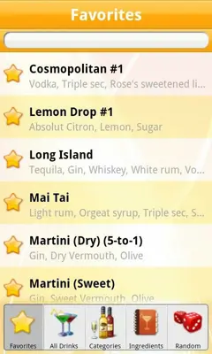 8500 Drink Recipes Free android App screenshot 4